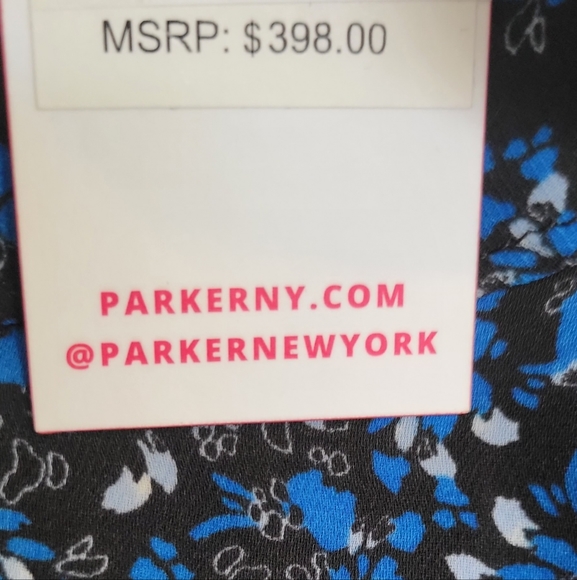 Parker NWT Asymmetrical Sleeveless Dress - Picture 2 of 5